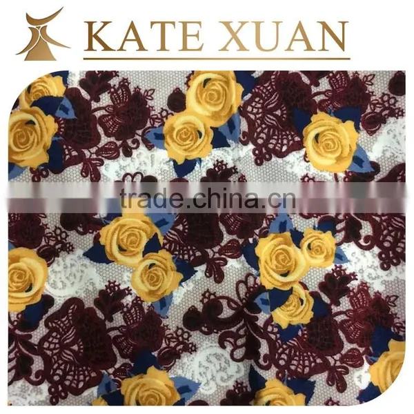 Custom Cotton Printed Rayon Woven Fabric photo-5