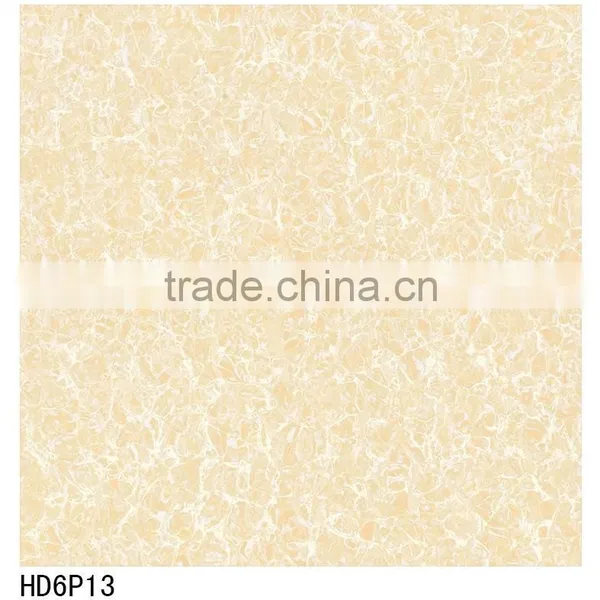 600x600 Double Loading Floor Tile Foshan Best Price Polished Porcelain Tiles Yellow Pulati Tiles photo-6