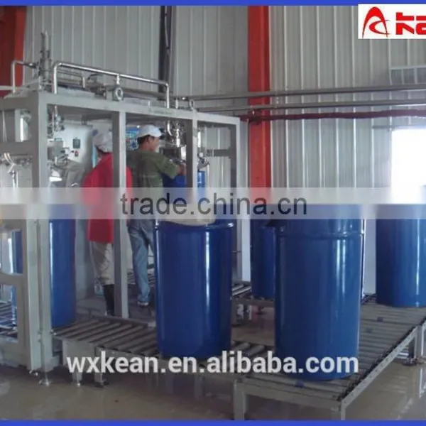 fruit paste filling machine big capapcity in drum