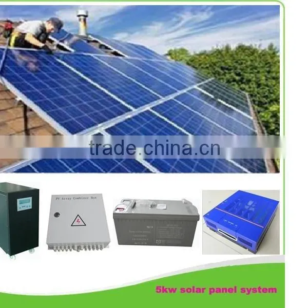 High Efficiency and Good Quality 5KW Solar Power Off-grid Systems For Home Use photo-2
