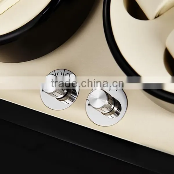 4 Slot Volta Personalized Glossy Wood Watch Winder Box photo-4