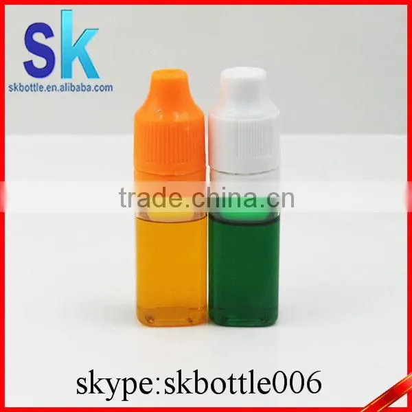 10ml Square Clear PET Plastic Bottle Child Tamperproof Cap With Press in Tip photo-6