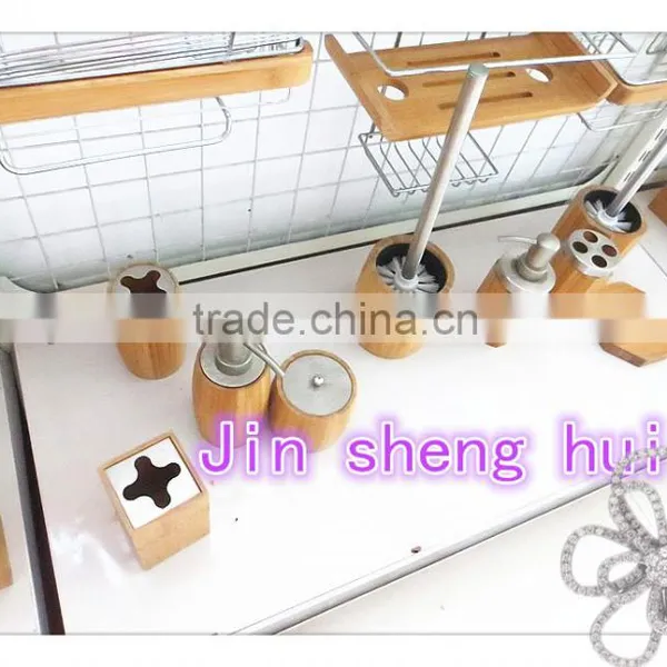 Bamboo Bathroom Set Bamboo Bathroom Accessory Set