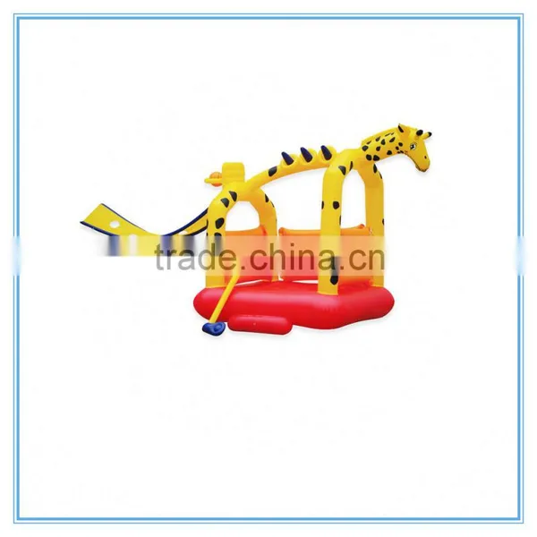 2016 Inflatable Castle Slide and Jump for Kids Inflatable Tramloline Bed photo-3