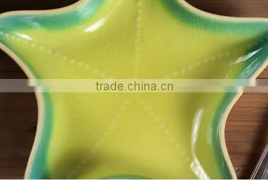 Lovely Fashion Candy Colors Sea Star Glaze Ceramic Bowl #we6 photo-5