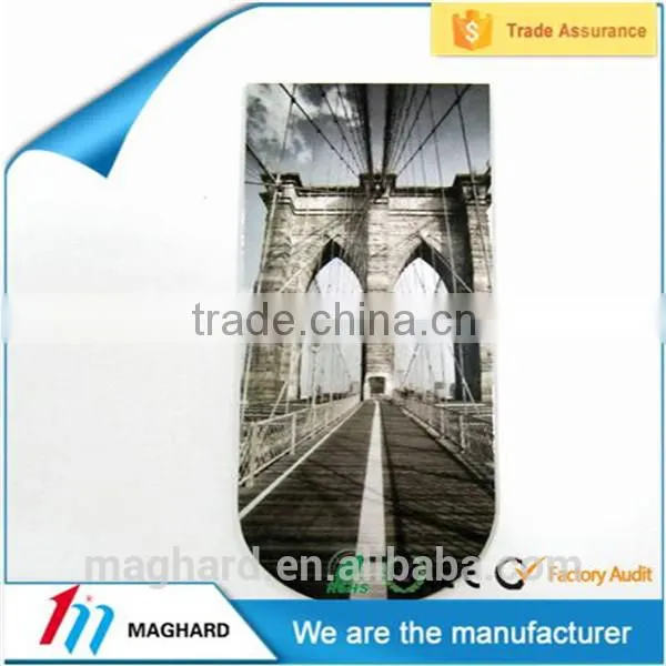 China Manufacturer Wholesale Custom Folding Magnet Bookmark , Neccessary Stationery for Students photo-6