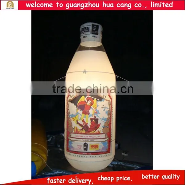 2015 Hot Sale PVC Inflatable Bottle for Advertising / Promotional Inflatable Beverage Bottle photo-3