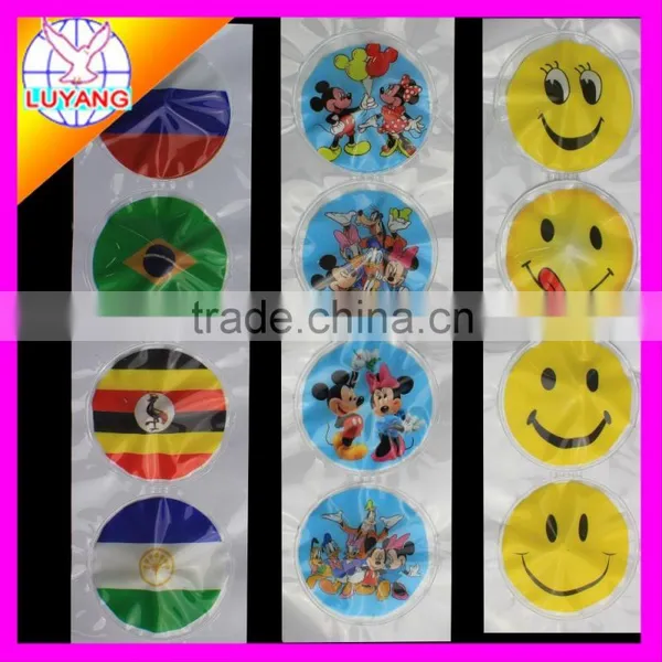 2015 LED Soft Pvc Sticker Badge Brooch for Promotion Gift PP002