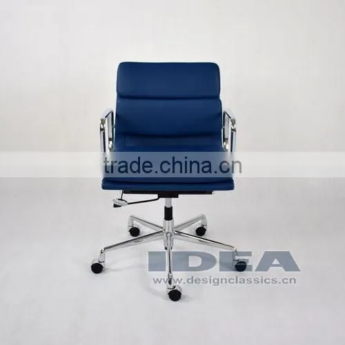 Replica EA217 Charles Office Chair- Blue Color Genuine Leather photo-2