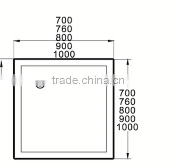 CUPC Certified Acrylic Shower Tray,shower Enclosure Tray,trays photo-3