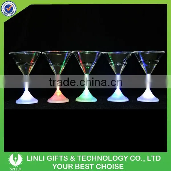 Logo Print Color Changing Led Plastic Cocktail Cup photo-3