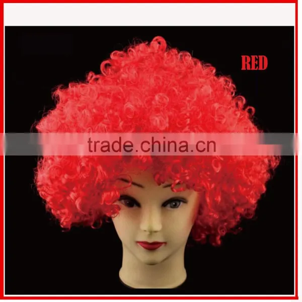 Directly Supplier Fans Crazy Wig,color Wigs,promotional Rainbow Wig photo-3