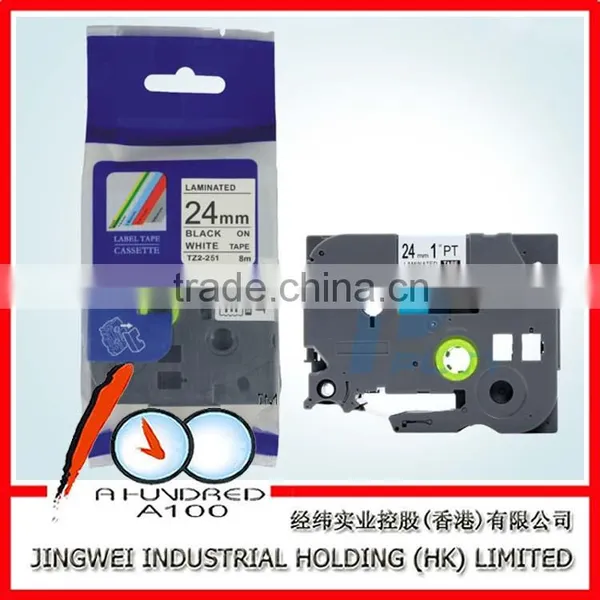 TZe-551 TZe-651 24mm Laminated Label Tape for Compatible Brother P-touch Printer photo-3