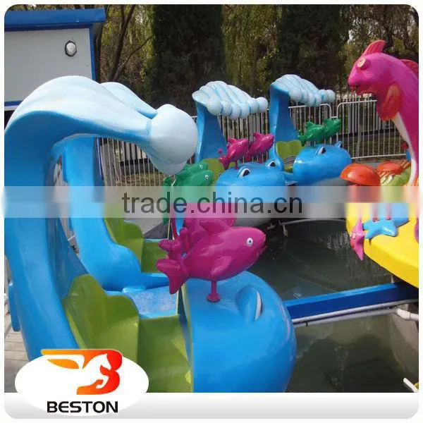 Outdoor Playground Amusement Electric Fighting Shark Island Ride photo-4