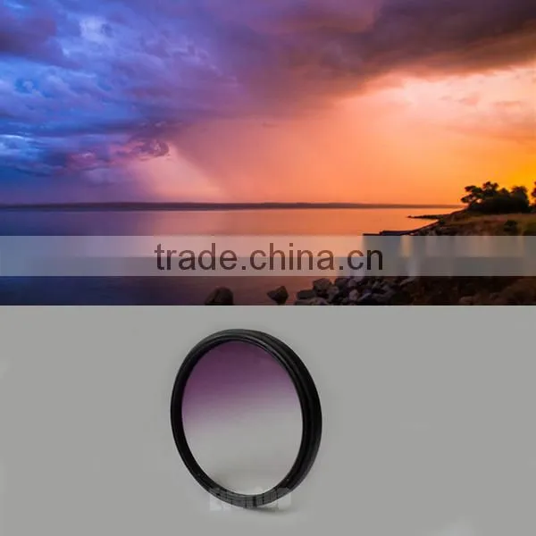 TS-GCF DSLR Camera Gradual Color Filter,gradual Brown Color Filter,Color Graduated Brown Lens Filter photo-5