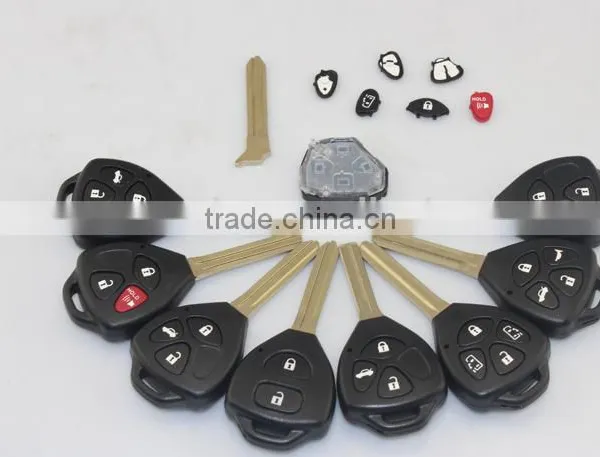 3 Buttons Car Key Replacement for Toyota Crown photo-3