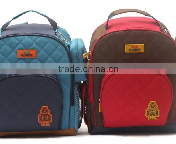 Korea Brand Oxford Polyester Robor Pattern Children Backpack Bag