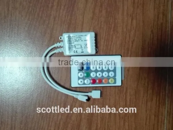 DC12V Input 24 Key Wireless IR Rgb Led Remote Controller photo-3