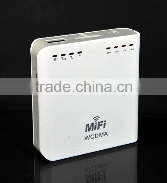 2015 New 150Mbps Portable 3G WIFI Router With SIM Card Slot 5200mA Power Bank Quality Choice photo-2