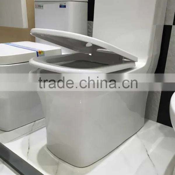 YL-1022 Elegant Design Sanitary Ware Square Siphonic One Piece Toilet photo-5
