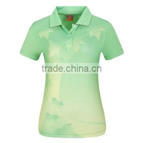 Wholesale Top Quality Polo Women Shirt Badminton Training Wear photo-3