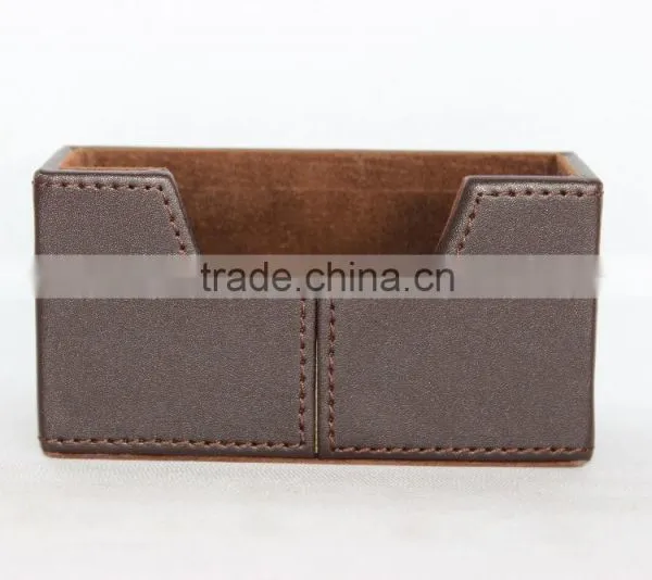 High Quality Faux Leather Card Holder/ Business Cardboard Card Holder photo-2