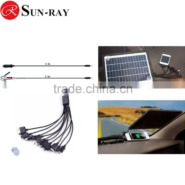 6W DC 12V Solar Battery Charger For Cars , Trucks, Boat, Motorcycle photo-3