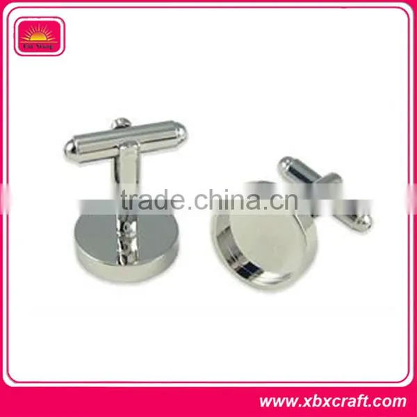 Customize Bulk Metal Blank Cufflinks photo-3