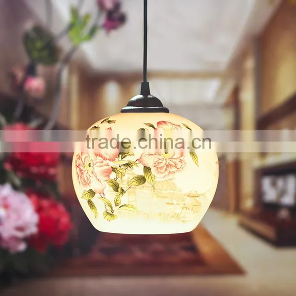 Jingdezhen Pastel Ceiling Pendant Light Designer Restaurant Lighting photo-3