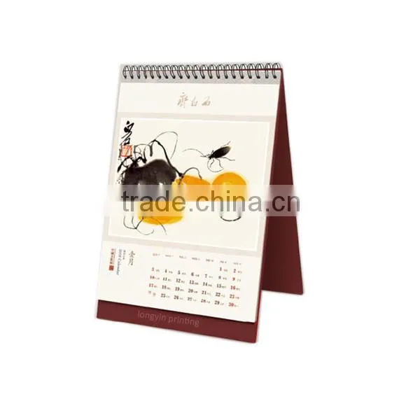 Custom Chinese Style Desk Calendar Printing photo-6