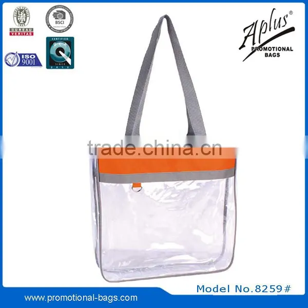2015 Portable PVC Custom Felt Tote Bag Bags With Metal Buckle photo-2