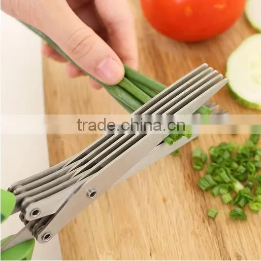 5 Blades Scissor Kitchen Scissor Stainless Steel Conghua Scissors photo-3