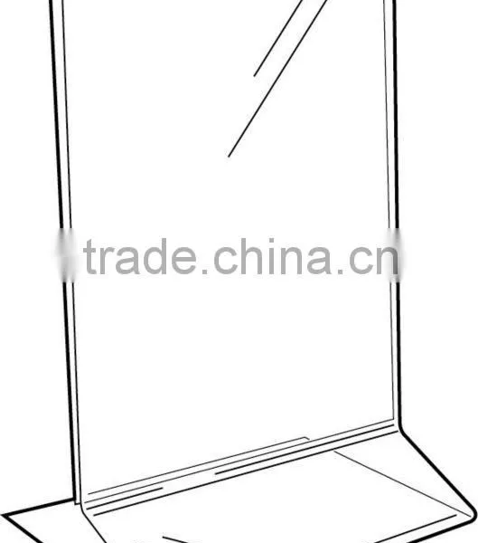 Acrylic Double Sides Menu Holder or Menu or Menu Display or Menu Stand