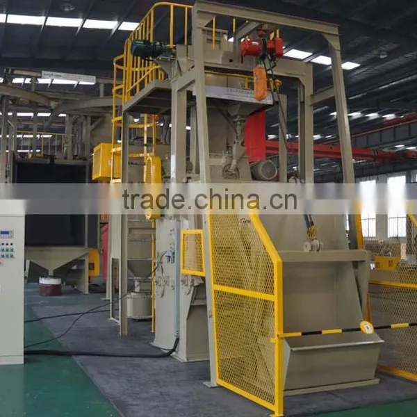 Q32 Tumble Rubber/steel Belt Barrel Shot Blasting Equipment China photo-3