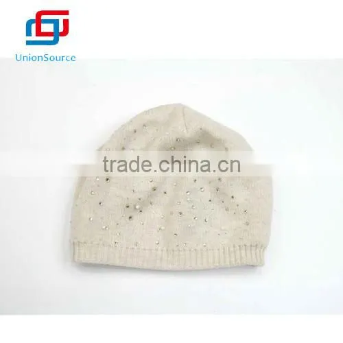 Nice Jewel Embellished Girl Knitted Cap photo-2