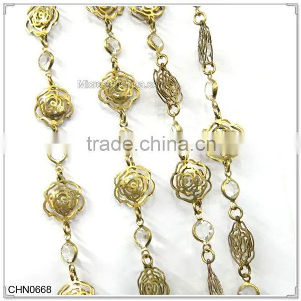 Wholesale Colored Brass Swing Chain For Jewelry photo-4