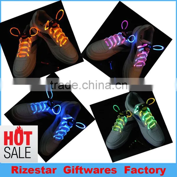 2015 Fashional Colorful Party Night Led Shoelaces