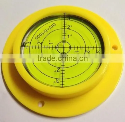 Glass Pmma Bubble Level Round Vials With Mounting Holes KC-21114 photo-2