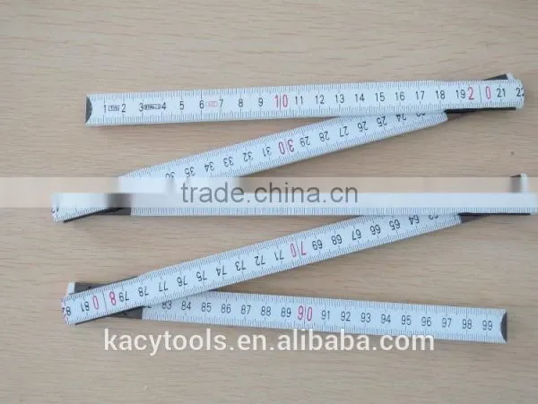 Promotion Cheap 100cm Folding Wood Ruler With Custom Printing photo-3