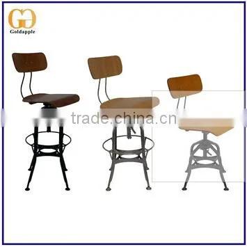 Vintage Kitchen Industrial Metal Singer Bar Stool and Chair Quality Choice photo-5