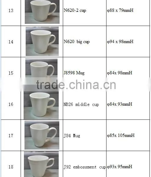 Blank Coffee Mug From Jingdezhen Wait for Your Logo photo-2