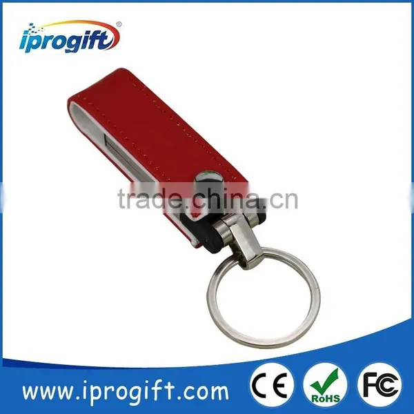 2016 HOT CHEAP Wholesale Promotional Gift Customized Logo Leather USB Flash Drive 1GB 2GB 4GB 8GB 16GB 32GB photo-3