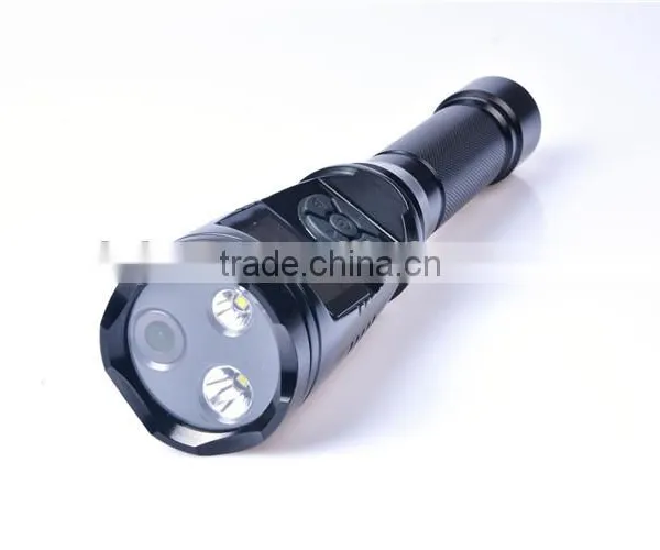 Long time recording camera flashlight video recorder