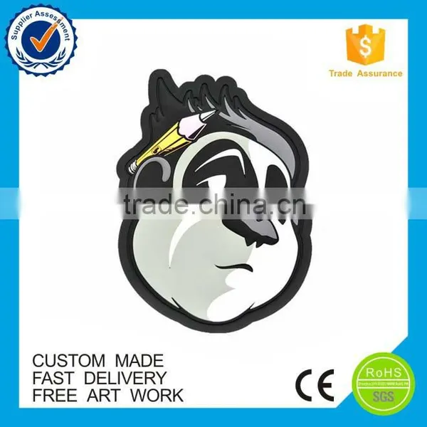 Custom Garment Accessories Eco-friendly 3d Pvc Rubber Patches photo-5