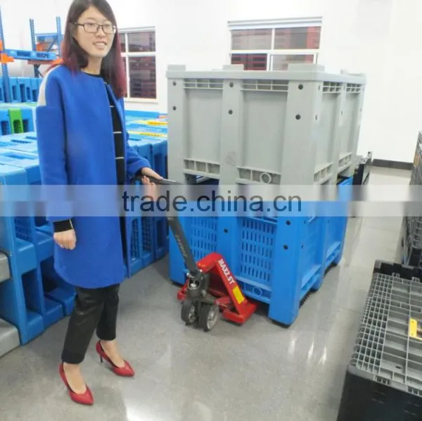 High Quality 1200x1000mm Euro Plastic Box Pallet