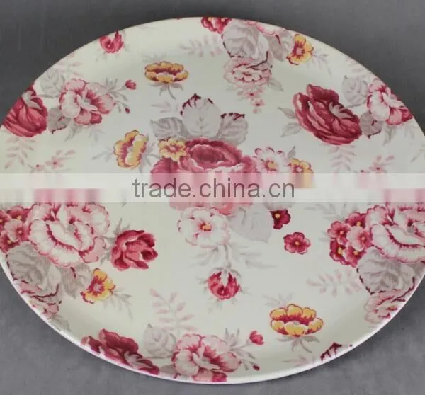 Custom Home Melamine Dinner Plate for Christmas photo-2