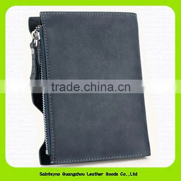 15642 Bifold Genuine Leather Mens Wallets RFID Blocking Leather Wallet for Men photo-4