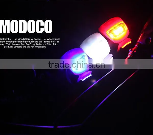 Silicone Bike Bicycle Light Head Front Cycling Light Rear Wheel LED Flash Bike Lights Lamp