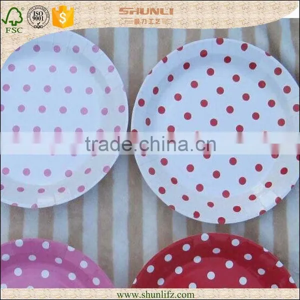 China Custom Printed Disposable Paper Plates photo-4