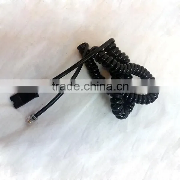 28AWG 7x0.12mm Pure Copper Stranded pp Core Coiled Extension Cable With REACH Certificate